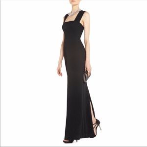BCBG Max azria black agata gown